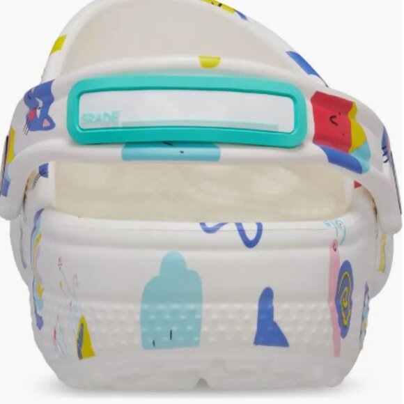 Crocs Kids' Classic Doodle Print Clog - Picture 2 of 7